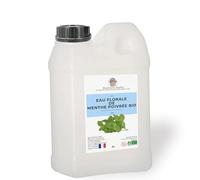 Eau florale de Menthe Poivrée Bio 5 Litres - Hydrolat 100% Pur et Naturel - Direct producteur en Drôme Provençale