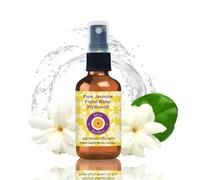 Eau florale pure de jasmin Deve Herbes (Hydrolat) (Jasminum officinale) 100% de qualité thérapeutique 100 ml (3.38 oz)