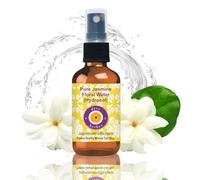 Eau florale pure de jasmin Deve Herbes (Hydrolat) (Jasminum officinale) 100% naturelle de qualité thérapeutique 100ml (3.38 oz)