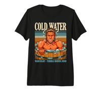 Eau Froide Chaude cœur Terrible Humeur matinale T-Shirt Haut de Gamme