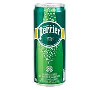 Eau gazeuse Perrier canette 33 cl - Carton de 24