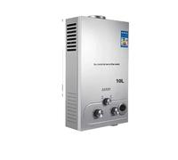 -eau GPL chaudière instantanée sans réservoir de 16L avec écran LED mode été/hiver de 32kW corps en acier inoxydable 2800Pa 10L