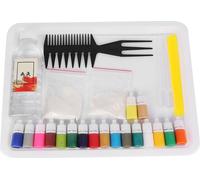Eau Marmon -pigment pour papier -Ebru -outil d'art pour enfants (A5 18 couleurs kit)