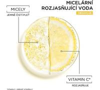 Eau micellaire éclaircissante à la vitamine C Skin Naturals (eau micellaire) 400 ml