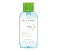 Eau Micellaire Pompe inversé Sébium H2O 500 ml - Nettoyant, Démaquillant & Purifiant - Peaux Mixtes à Grasses - Sans Rinçage - Haute Tolérance