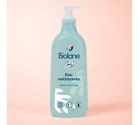 Biolane - Eau nettoyante bébé sans rinçage certifié BIO - ECOCERT - Apaise et protège la peau de bébé - 500 ml - Fabriqué en France