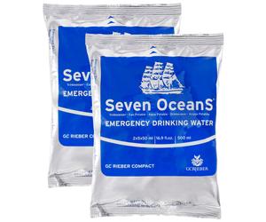 Eau potable Emergency Water - 2 x 500 ml Seven Oceans