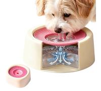Eau pour chien avec distributeur Slow Flottant Hydratation Pet | Abreuvoir anti-éclaboussures pour chien, jardin, maison, salon, cuisine, appartement, balcon, patio