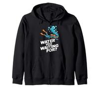Eau Que Vous Attendez pour la plongée sous-Marine Ocean Diver Humour Sweat à Capuche