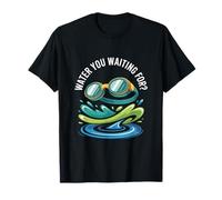 Eau Que Vous Attendez pour Les éclaboussures de Lunettes de Natation T-Shirt