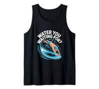 Eau Que Vous Attendez pour Nageur Jeu de Mots de Natation Débardeur