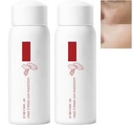 Eau rajeunissante anti-rides lingzhi, spray sérum rajeunissant anti-rides ganoderma, l'acide hyaluronique brume faciale hydratante et raffermissante pour les peaux sèches et ternes (2 pièces)