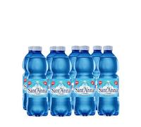 Eau Sant’Anna, Bouteilles d’Eau Pétillante 0,5 Litre, Eau Pétillante Oligominérale en Bouteilles en Plastique 100% Recyclable, Paquet de 24 Bouteilles de 0,5 L