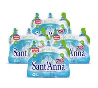 Eau Sant'Anna Pack 0,75L Sport Bouteille Naturelle | 24 bouteilles | Eau Minérale Naturelle Oligominérale Minimalement minéralisée | Bouteilles en Plastique 100% Recyclable