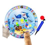 Eau sensorielle du tapis d'eau de chat - chat chat, tapis, jouet sensoriel sur pad -pad avec de l'eau | Témoignage épais résistant aux gratte-ciel dans le tapis de refroidissement