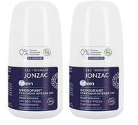 Eau Thermale Jonzac - Déodorant fraîcheur intense 24h - Déodorants Haute Tolérance - Tous types de peaux, même sensibles - Certifié Bio Cosmos Organic - Flacon roll-on, 50.00 ml (Lot de 2)