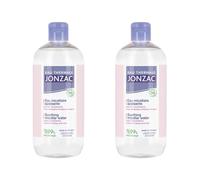 Eau Thermale Jonzac | Eau Micellaire Apaisante - Reactive Control | Nettoie - Démaquille - Apaise | Haute tolérance | Peaux réactives & intolérantes | 99% d’origine naturelle | Lot de 2x500 ml