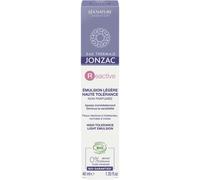 Eau Thermale Jonzac - Emulsion légère haute tolérance - Reactive - Peaux réactives à intolérantes - Certifié Bio Cosmos Organic - Tube de 40 ml