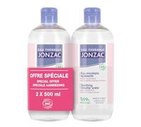 Eau thermale Jonzac reactive Eau Micellaire Apaisante Bio Peaux Sensibles 2x500ml