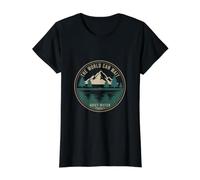 Eau Tranquille Le Monde Peut Attendre Une Nature Minimaliste T-Shirt Graphique avec Valeur