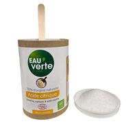 Eau Verte Acide Citrique Ecocert 400g Pot Carton 100% Recyclé et Recyclable (Cuillère non fournis)