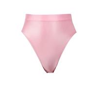 Eauptffy Culottes à l'huile pour femme - Taille haute - Brillant - String huileux - Sous-vêtements - Culotte sexy - Taille haute - Sans couture - Invisible - Couleur unie - Hipster - Brillant - String