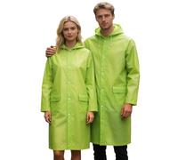 Eauptffy Veste Pluie Femme Imperméable Vélo Poncho Léger Long | Anorak léger, longueur protectrice, imperméable, capuche, parfait vélo, randonnée ou voyage