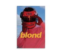 EaUso Poster décoratif sur toile Frank Ocean Blond Musique - Affiches murales et image d'art moderne pour chambre à coucher - 50 x 75 cm