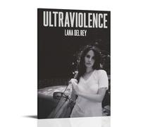 EaUso Poster vintage Lana Del Rey Ultraviolence - Impression sur toile - Décoration murale moderne pour chambre à coucher - 20 x 30 cm