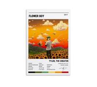 EaUso Tyler, The Creator Flower Boy, Poster décoratif sur toile - Poster mural et image d'art moderne pour chambre à coucher - 20 x 30 cm