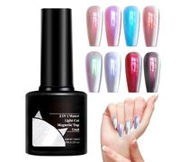 Eauter La Couche De Finition Magnétique Légère, Vernis À Ongles En Gel Magnétique, Vernis Ongles 2-en-1, Sécurité Facile Utiliser Et Compatible, 7 Ml Pour La Manucure À Domicile Femmes De Vacances