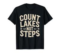 Eaux Frontalieres Voyageur en Canoe Pagayeur Randonnee Lac T-Shirt