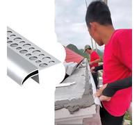 Eave Drip Line Bande de dérivation en aluminium découpable pour balcon, 17,4 m de long, solution efficace de gestion de l'eau de toit