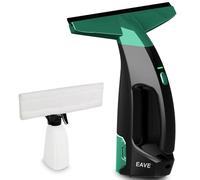 Eave Nettoyeur Vitre, Kit Nettoyeurs de Vitres Sans Fil avec Autonomie de 45 min, Lave Vitre Electrique avec Raclettes de 28cm & Réservoir de 200ml, Adapté aux Vitres, Carrelages & Miroirs (vert)