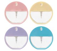 EAVUYIS 4PCS 35ml Flacon Vaporisateur, Vaporisateur Plastique, Flacons et Vaporisateurs Vides, Flacon Parfum Vide, Atomiseur Rechargeable Transparent Flacon, pour Lotion, Parfum, Shampoing etc