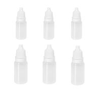 EAVUYIS Flacon Pipette, 6pcs Flacons Plastique, Flacon Vide, Flacon Souple, Bouteille De Colle Vide, Bouteille De Précision, pour Colle lubrifiant Peinture et Encre à l'alcool (5ml/10ml)