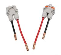Eavy Coupleur d'alimentation 120 A 1200 V Connecteur électrique à courant élevé pour chariot élévateur générateur climatiseur de stationnement 16 mm² pour câble (fil M et F)