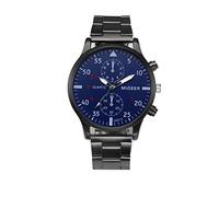Eaw-mq-24-7b2 Montre à quartz analogique en acier inoxydable pour homme, Noir , taille unique