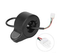 Eawfgtuw Accélérateur d'accélérateur de pouce pour scooter électrique Xiaomi 4 Lite 2ème génération, contrôle des doigts, pièce de rechange avec précision pour la réponse, accessoire en plastique noir
