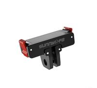 Eawfgtuw Adaptateur à libération rapide pour DJI Action 5 Pro Interface de montage magnétique avec port à vis 1/4 pliable à deux mâchoires à baïonnette compatible avec OSMO Action 5 Pro 4 3 2