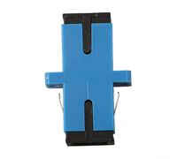Eawfgtuw Adaptateur de fibre optique UPC SM SC-SC Coupleur optique Mode simplex Faible perte d'insertion compatible avec la transmission de capteur à fibre optique de routeur (SC/UPC)