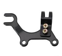 Eawfgtuw Adaptateur de montage réglable pour frein à disque de vélo, en acier inoxydable pour cadre de conversion pour fourche de 20 mm/32 mm, support d'étrier de roue avant/arrière pour s'adapter à