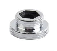 Eawfgtuw Adaptateur de robinet d'eau en métal avec filetage intérieur, connecteur aérateur de robinet de cuisine 16 mm-22 mm pour économiser l'eau à la maison, au bureau, à l'école et au public (16 mm
