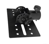 Eawfgtuw Adaptateur de trépied rotatif en métal de 35 mm pour supports de haut-parleurs DJ PA, support supérieur avec design pivotant, s'adapte à une tige à vis de 13 mm ou plus petite,