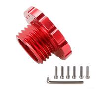 Eawfgtuw Adaptateur de volant de jeu en aluminium pour Thrustmaster T500/T300, PCD 73 mm, comprend vis de montage et clé, compatible avec roue de 2,87" (rouge)