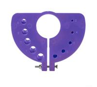 Eawfgtuw Aiguiseur de foret portable pour meuleuse d'angle - Outil polyvalent pour forets en acier rapide et cobalt, design convivial (violet)