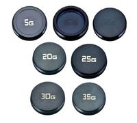 Eawfgtuw Aione Poids de vis en 5 g, 10 g, 15 g, 20 g, 25 g, 30 g, 35 g - Noir - Accessoire de rechange compatible avec Odyssey Set Series - Haute précision Allo(35 g)