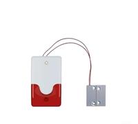 Eawfgtuw Alarme de porte magnétique 100 dB avec fonctionnement filaire et visuel pour signalisation incendie dans les environnements non résidentiels
