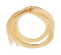 Eawfgtuw Archet de violon en crin de cheval pour violon 4/4 3/4/2/4/8, pièces de rechange pour instrument à cordes blanc naturel et jaune, facile à utiliser (45720)