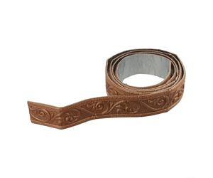 Eawfgtuw Bande de papier peint en mousse 3D autocollante - Bande murale décorative imperméable - Convient pour le salon, la chambre à coucher - Protection des bords des coins - Dimensions : 230 x 5 x